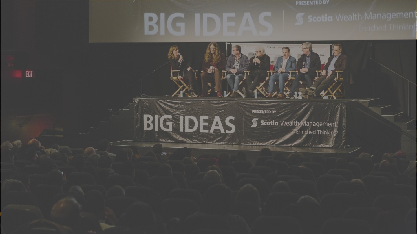 Guest on stage at Big Ideas Q&A