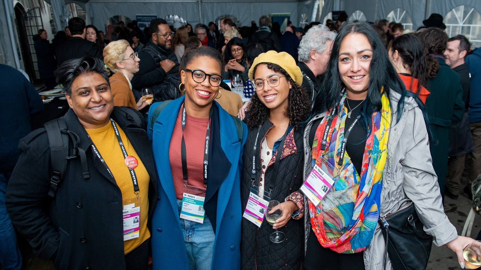 Emerging filmmakers at Hot Docs Forum cocktail