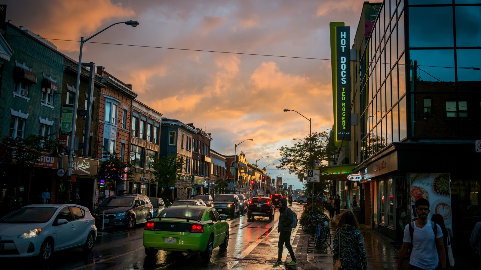 Hot Docs Cinema at sunset